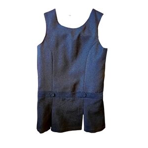 Tommy Hilfiger Girls Navy Pleated Jumper Dress Size 5 Regular – School Uniform S